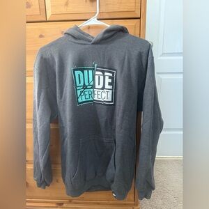 Official Dude Perfect Gray Hoodie for Youth